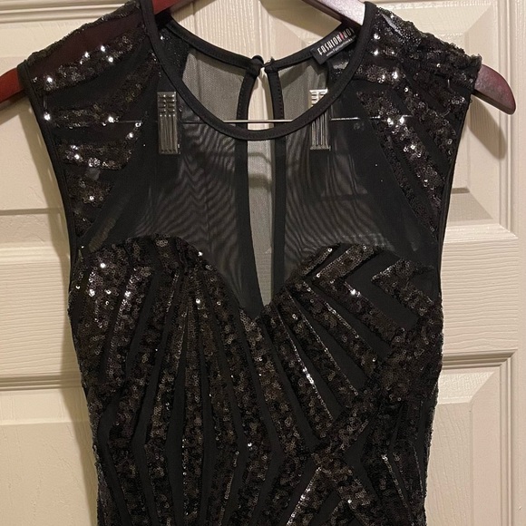 🥳🎊HOSTPICK🛍Lil Black Sequence Party Dress Pre Loved Like New 💃🏾SPARKLING 🪩 - Picture 1 of 16